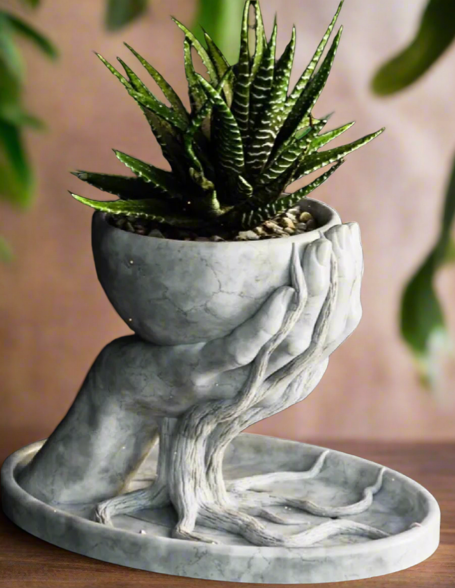 Plant Pot ( Hands/Roots )